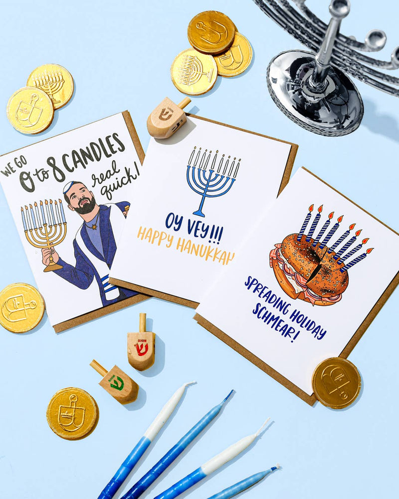 Oy Vey Happy Hanukkah Card