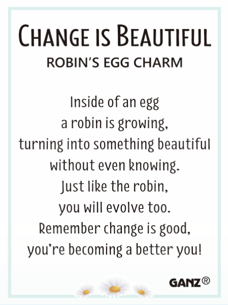 Robins Egg Charm