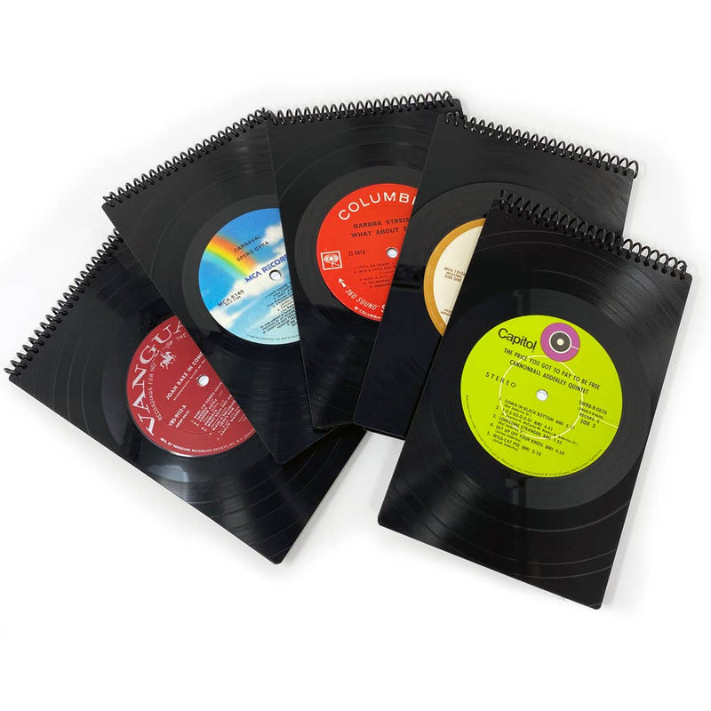 Refillable Vinyl Record Notepad Holder