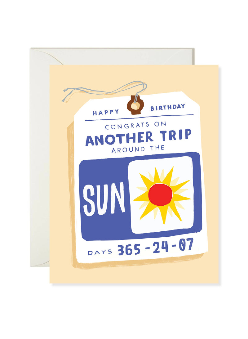 Another Trip Around the Sun Birthday Card