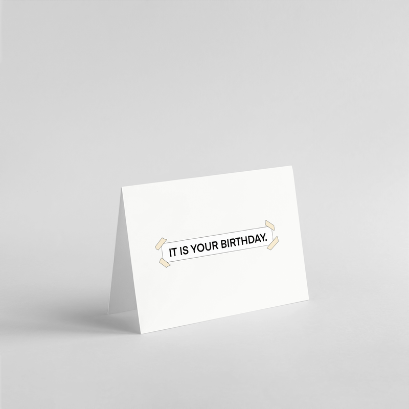 It Is Your Birthday Banner Card - The Office