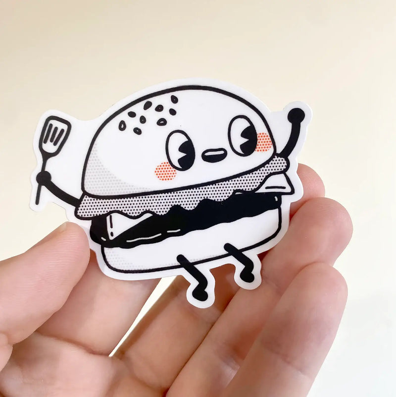 Happy Burger Sticker