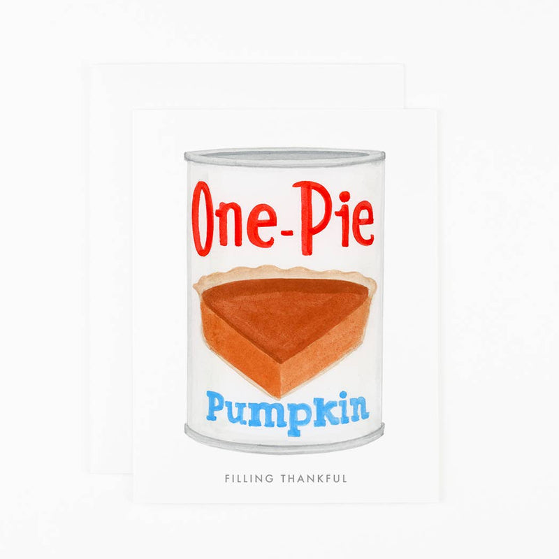 Pumpkin Pie Filling Thankful Card