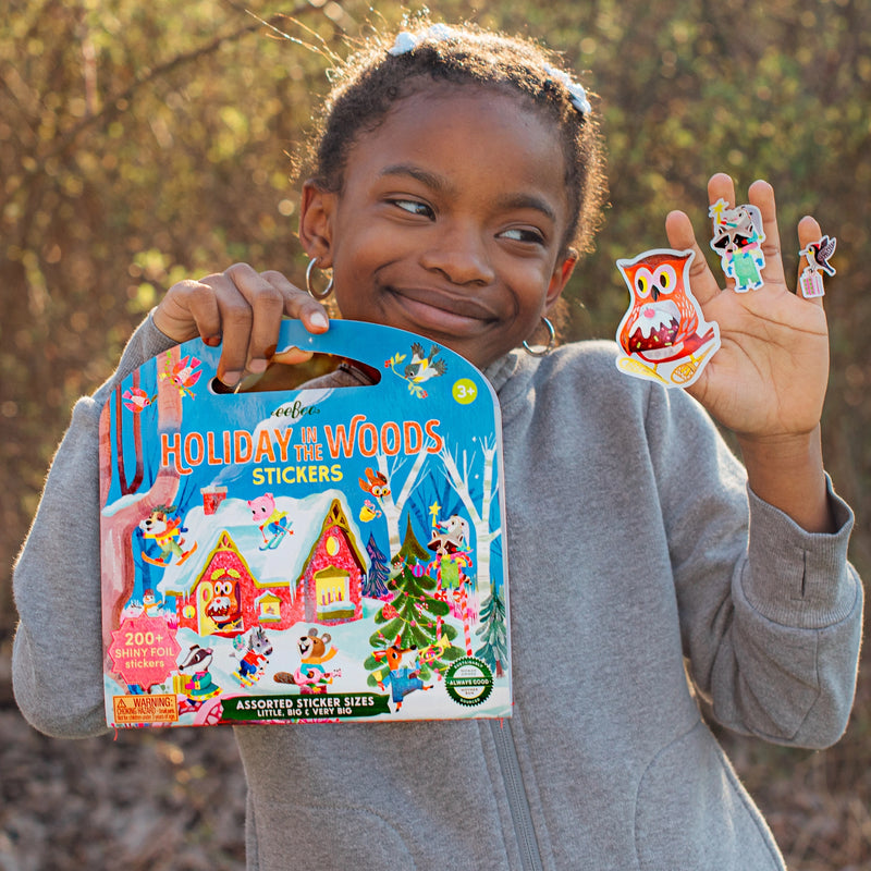 Holiday in the Woods Shiny Sticker