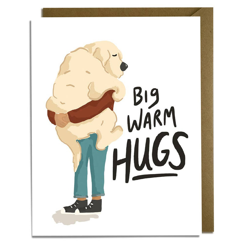 Big Warm Hugs Sympathy Card