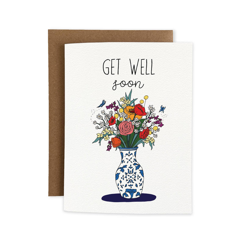 Bright Bouquet Get Well Card