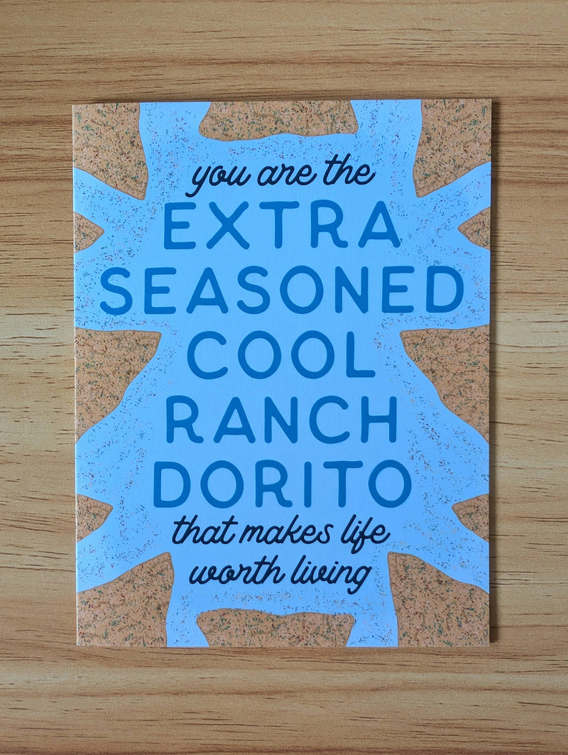 Extra Seasoned Cool Ranch Dorito Card