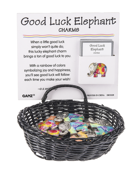 Good Luck Elephant Charm (Assorted)
