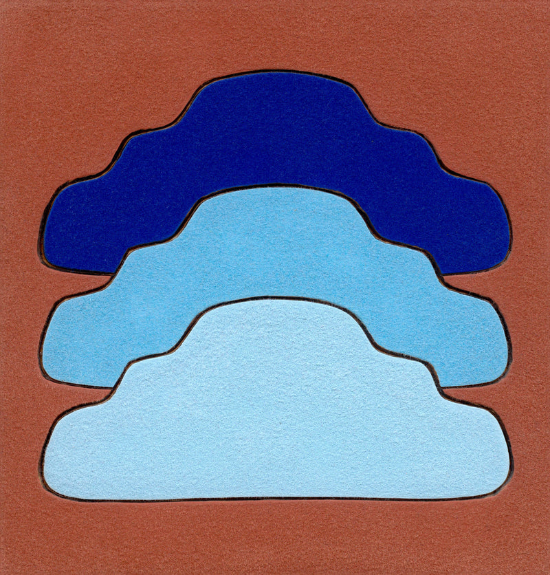 Three Clouds Giclée Fine Art Print (8" x 8")