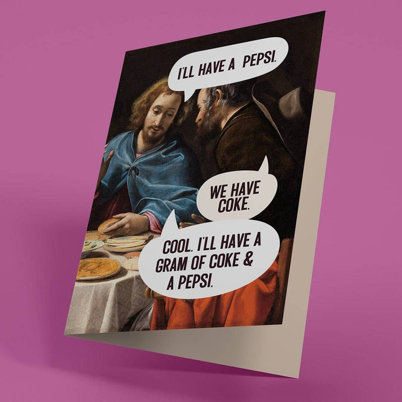 Coke or Pepsi Birthday Card