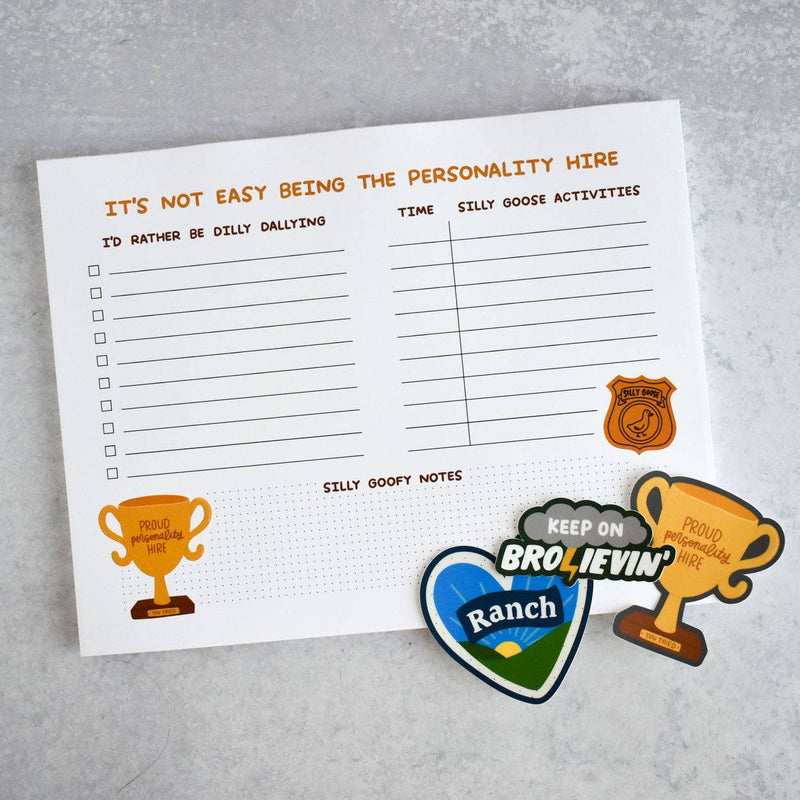 Proud Personality Hire Trophy Sticker