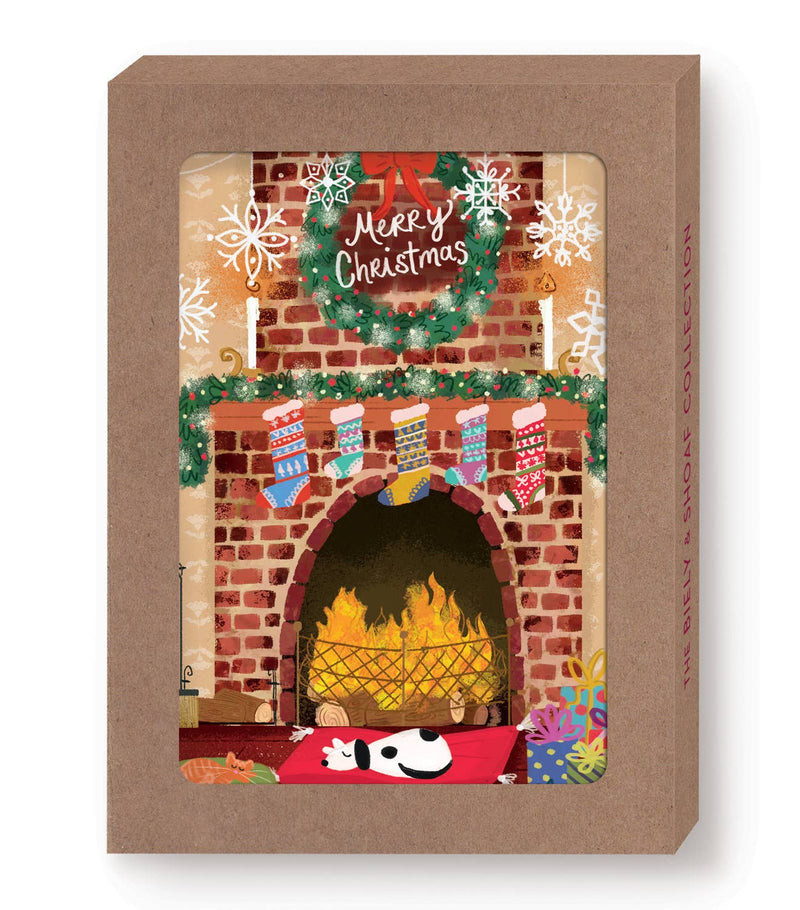 Holiday Hearth Christmas Card Set of 10