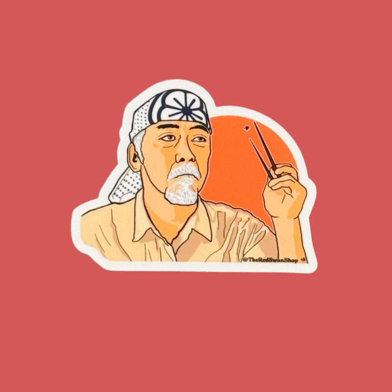 Mr. Miyagi Sticker