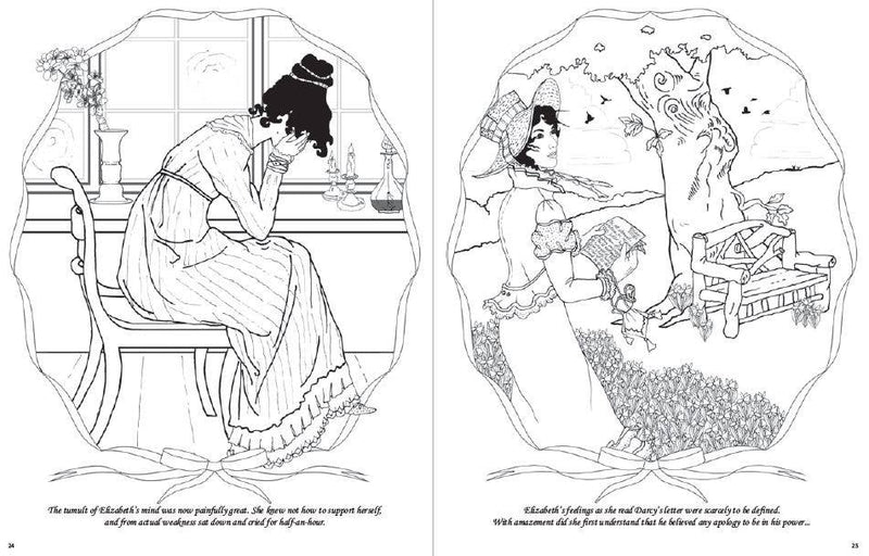 The Pride And Prejudice Coloring Book