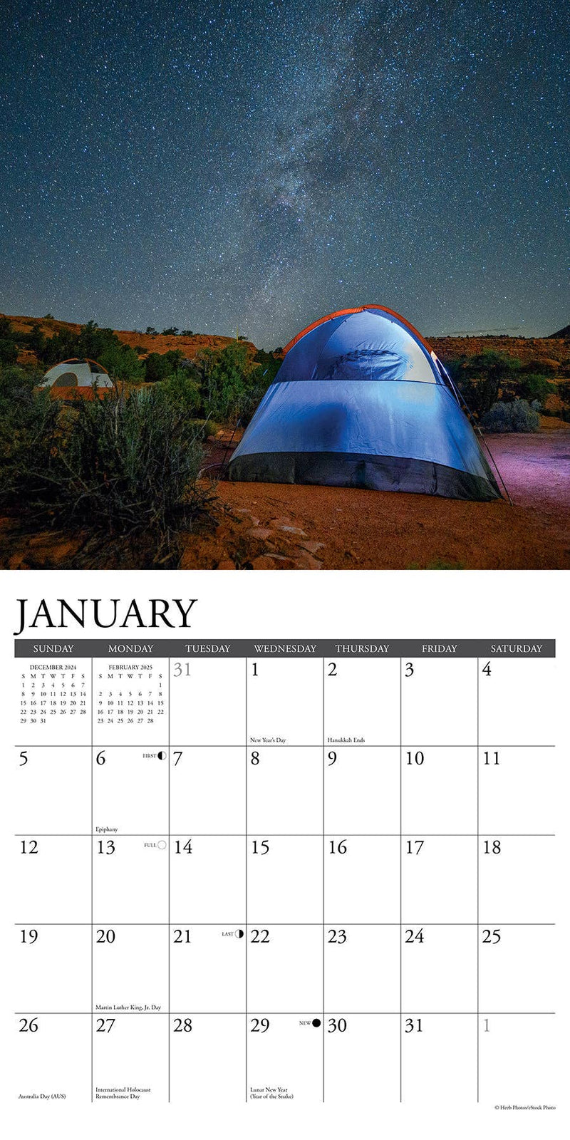 CampLife 2025 Wall Calendar