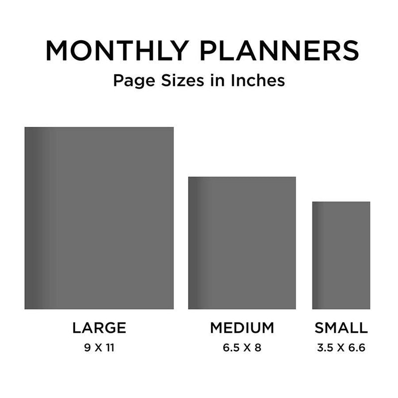 Medium Monthly Planner 2025-2026 - Vivid Jungle
