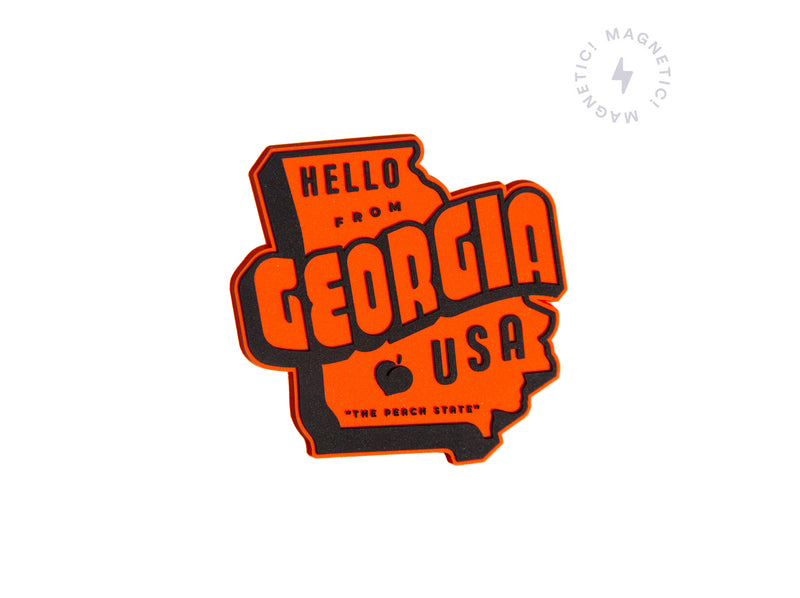 Hello From Georgia Magnet