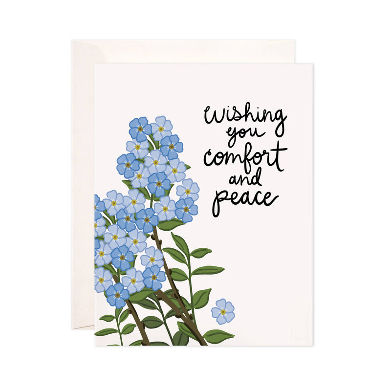 Comfort and Peace Sympathy Card