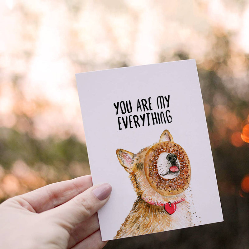 You Are My Everything Bagel Card