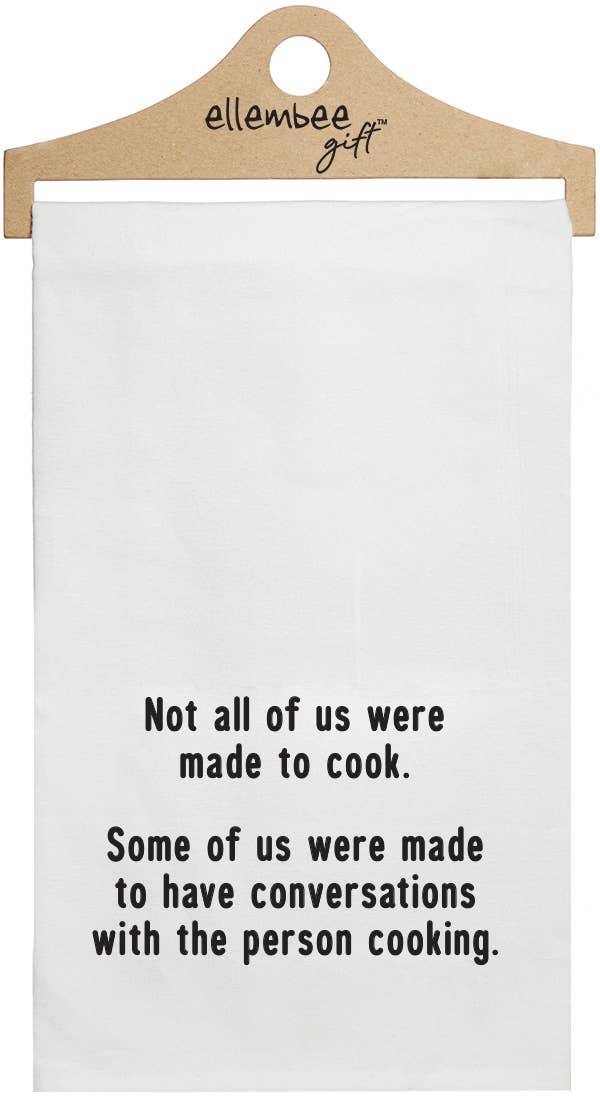Not all of us were made to cook Tea Towel - White