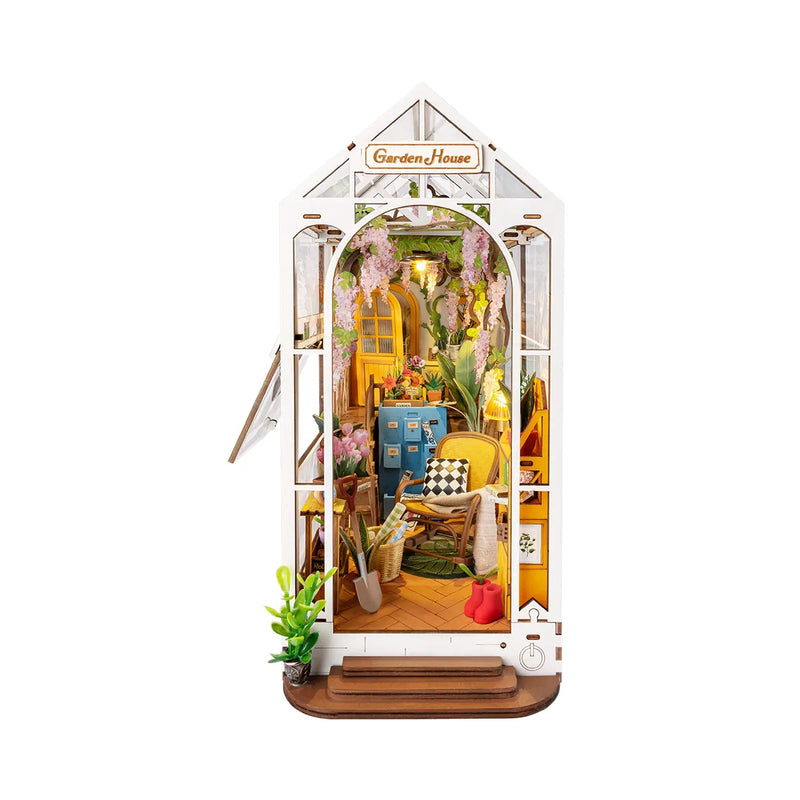 Garden House Book Nook DIY Miniature Kit