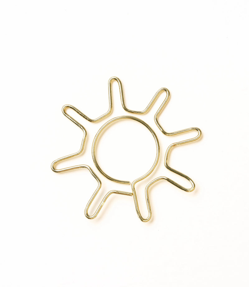Kitaab Sun Wire Bookmark in Gold
