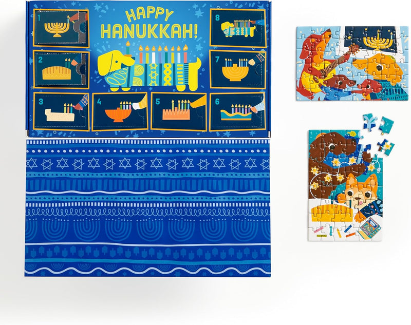 Happy Hanukkah Countdown Puzzle Set