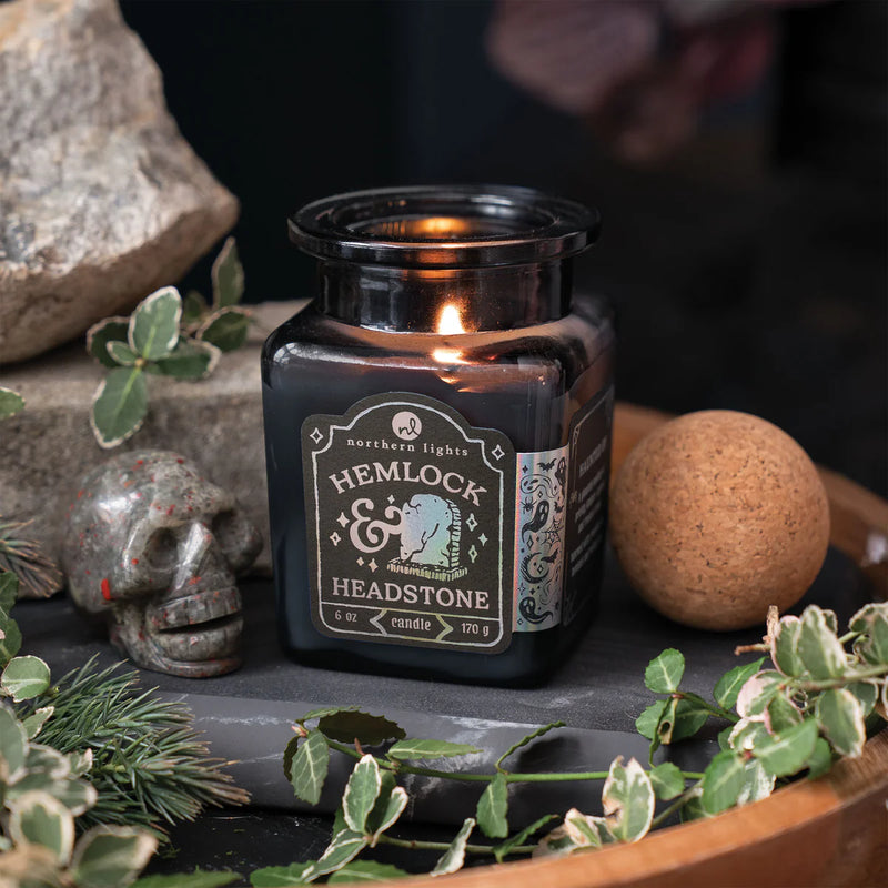 Curiosity Hemlock & Headstone Candle