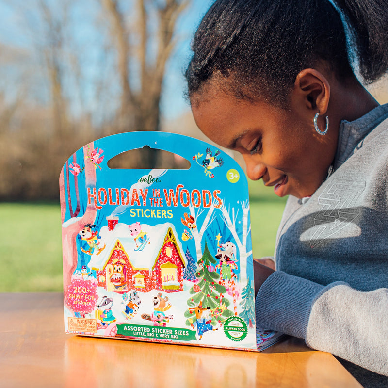 Holiday in the Woods Shiny Sticker