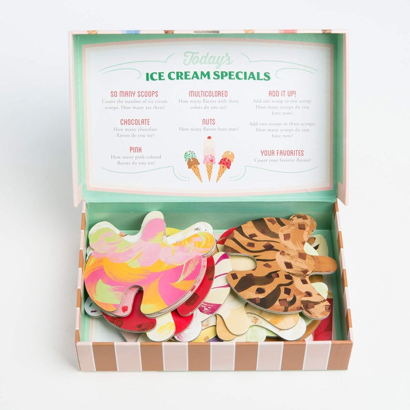 Ice Cream Scoop Puzzle: Countless Sweet Creations with 32 Flavors