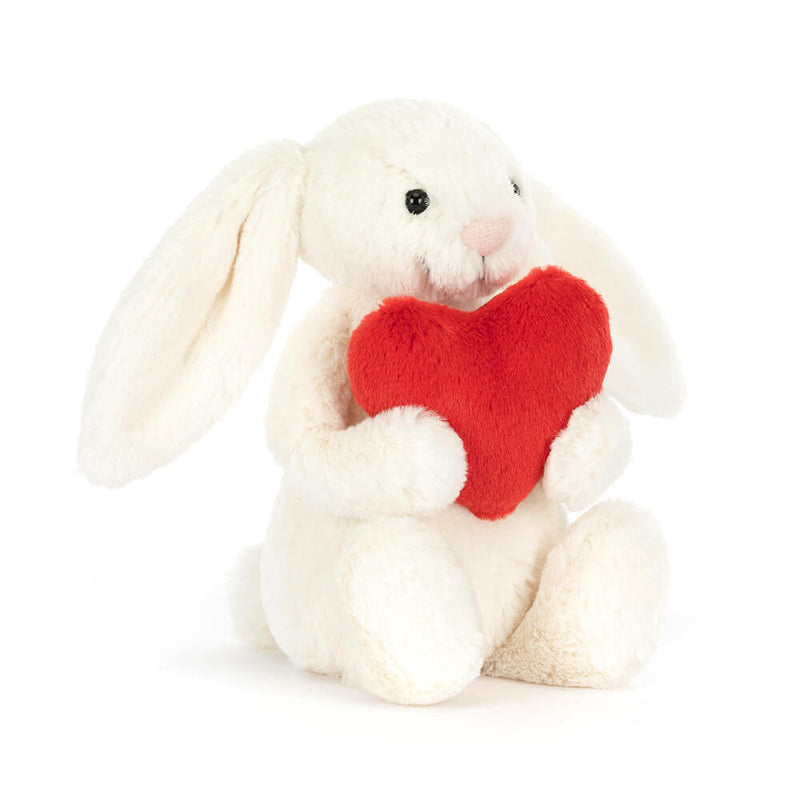 Jellycat Bashful Red Heart Love Bunny