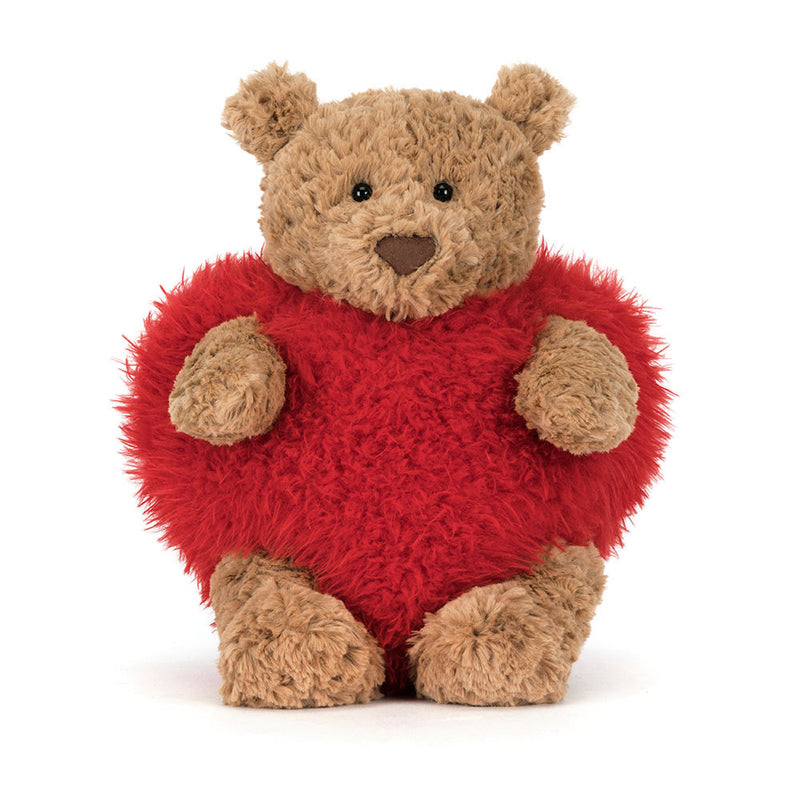 Jellycat Bartholomew Bear "Heartthrob"