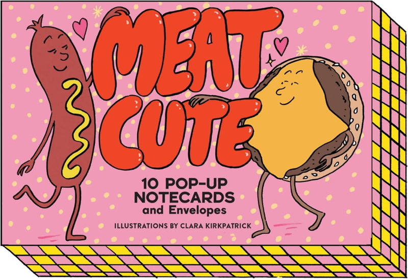 Meat Cute Pop-Up Note Card Set of 10