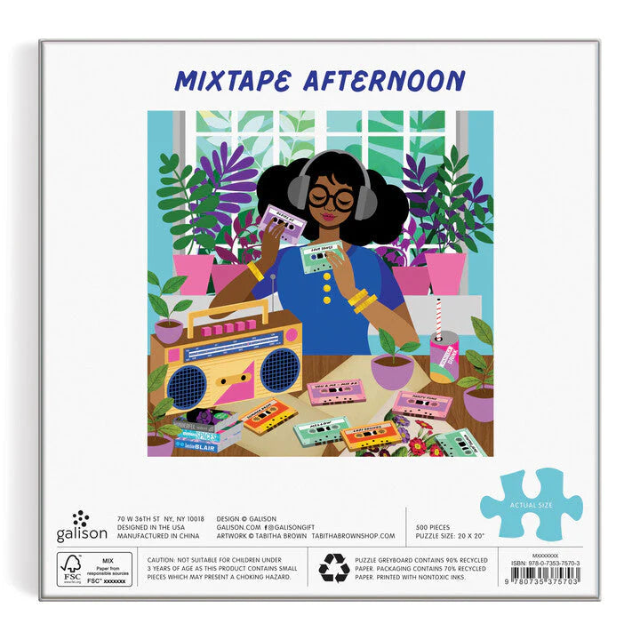 Mixtape Afternoon 500 Piece Puzzle