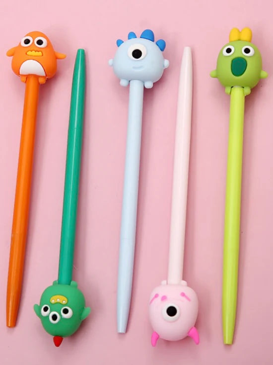 Cute Monster Retractable Gel Pen