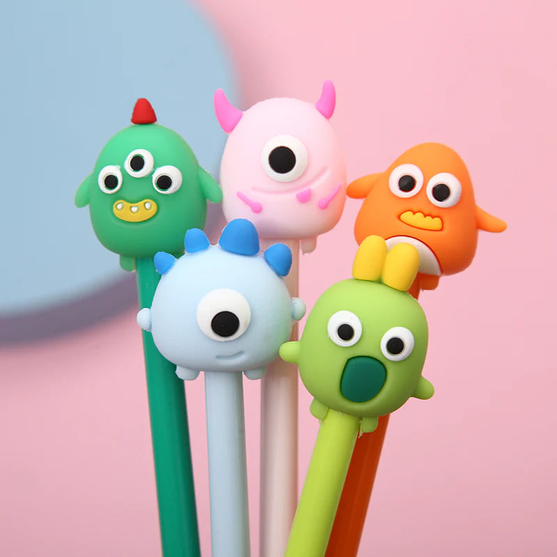 Cute Monster Retractable Gel Pen