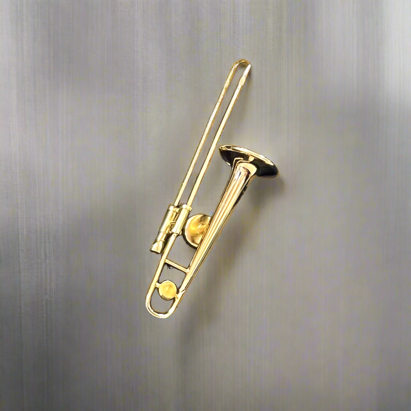 Gold Trombone Magnet