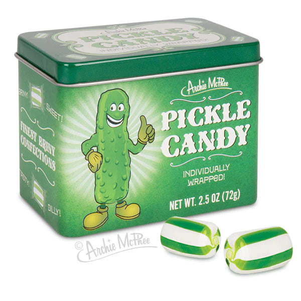 Pickle Candy in a Tin
