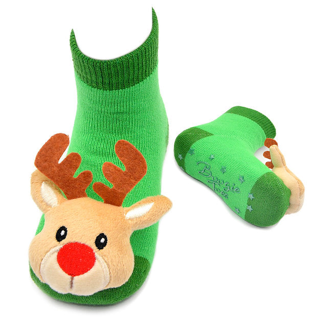 Reindeer Boogie Toes Rattle Socks