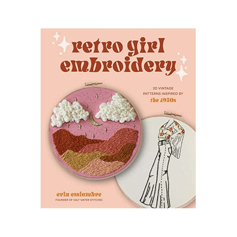 Retro Girl Embroidery Book