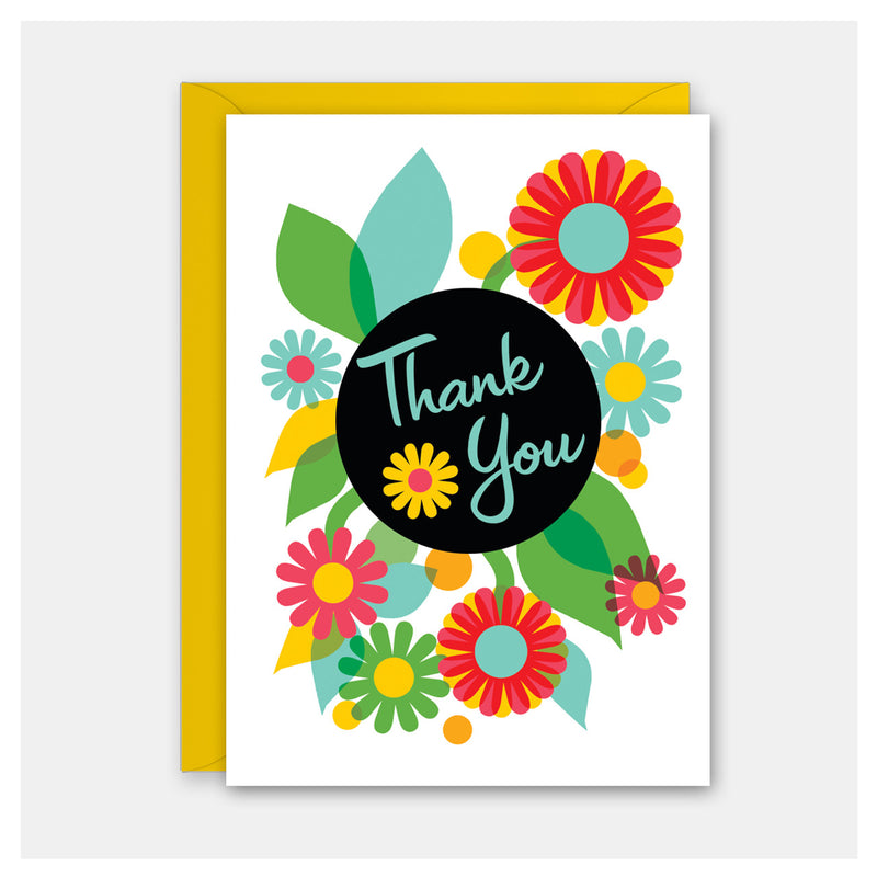 Floral Thank You Card