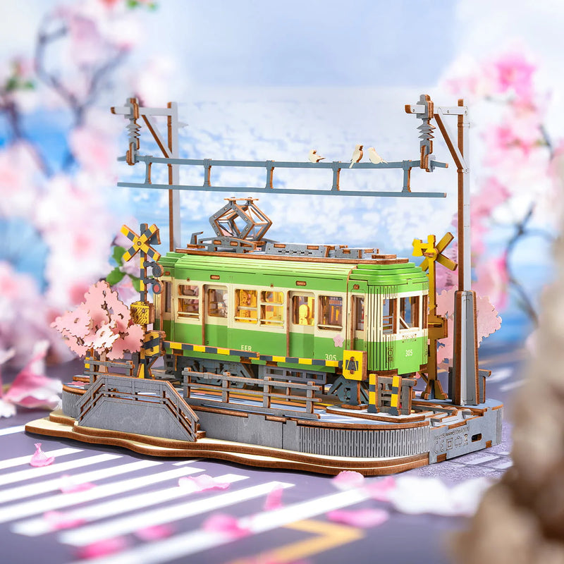 Sakura Journey Japanese Tram DIY Miniature Kit