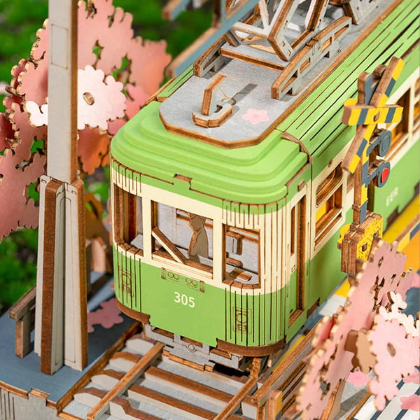 Sakura Journey Japanese Tram DIY Miniature Kit