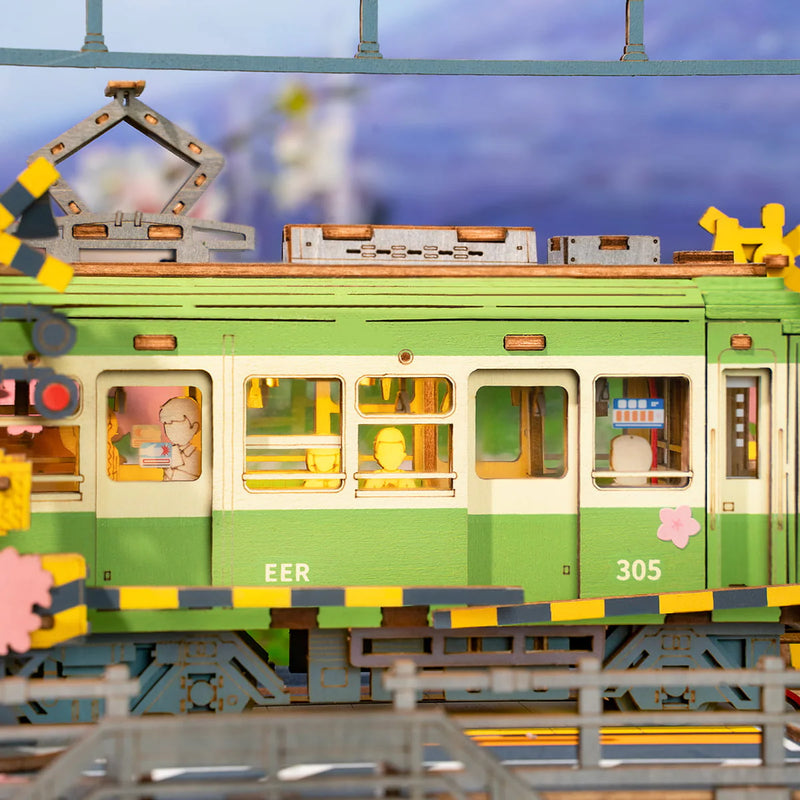 Sakura Journey Japanese Tram DIY Miniature Kit