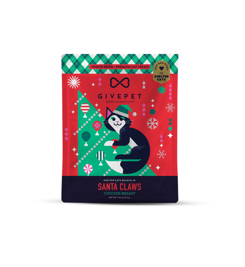 Santa Claws Freeze-Dried Cat Treats