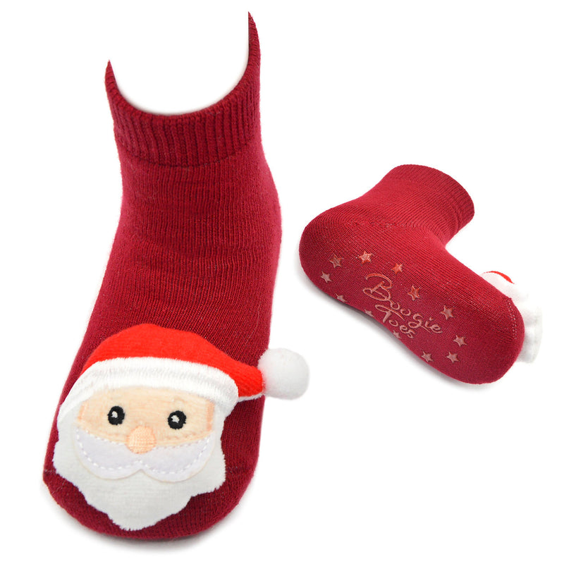 Santa Boogie Toes Rattle Socks
