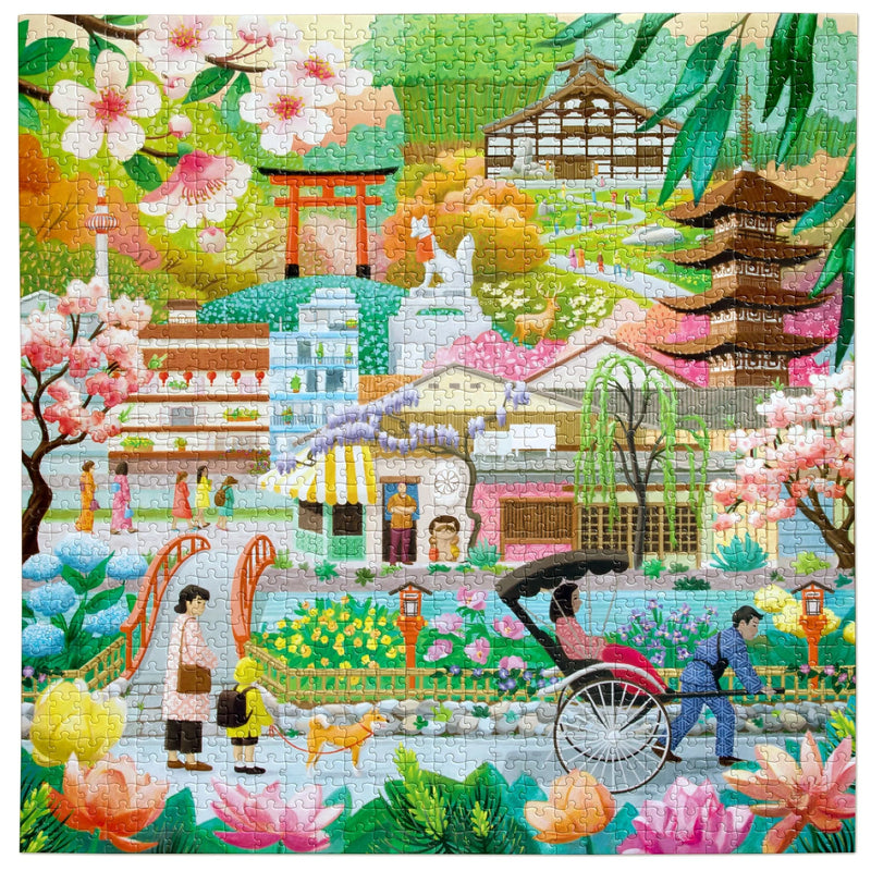 Seasons in Kyoto 1000 Piece Puzzle