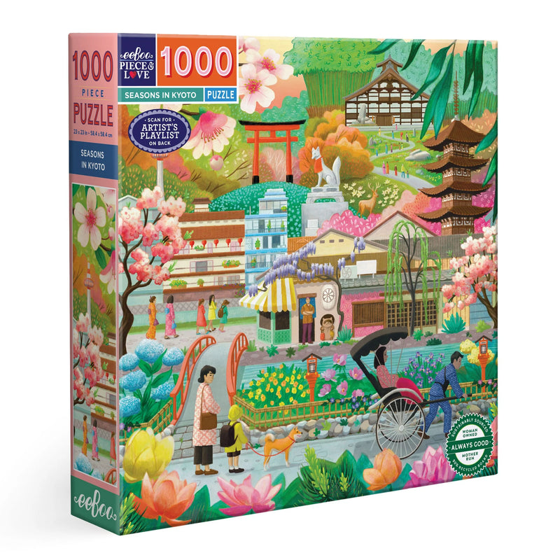 Seasons in Kyoto 1000 Piece Puzzle