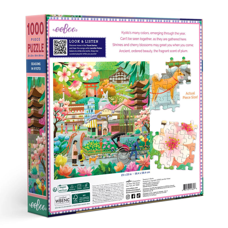Seasons in Kyoto 1000 Piece Puzzle