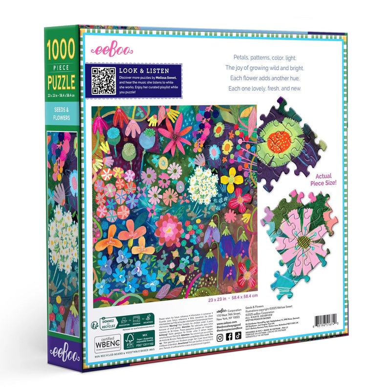 Seeds and Flowers 1000 Piece Puzzle